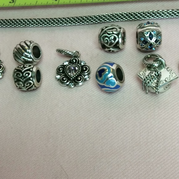 FINAL SALE PRICE Brighton Charm Bracelet + 14 Charms - Picture 3 of 11